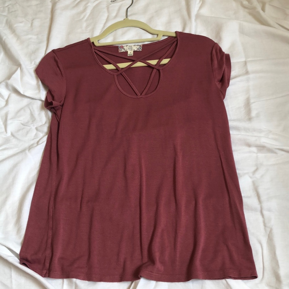 Criss Cross Front Top